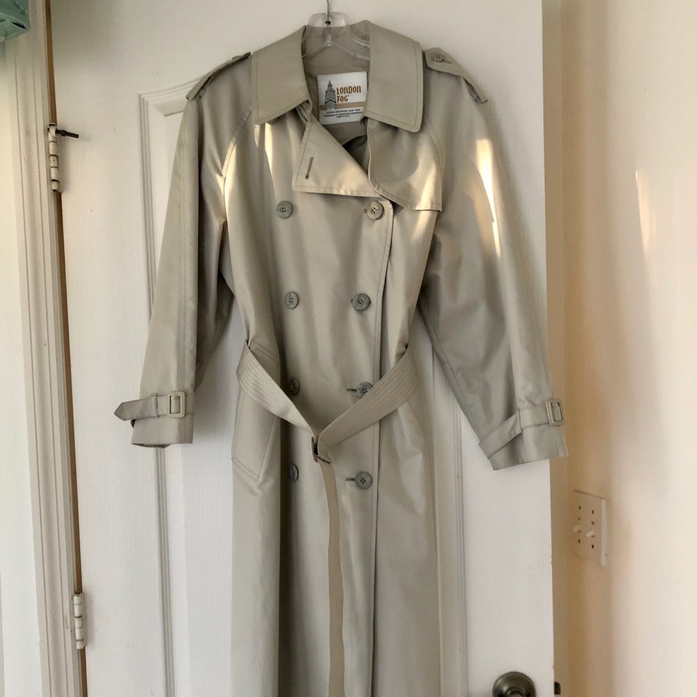VTG London Fog Double Breasted Trench Coat 12P